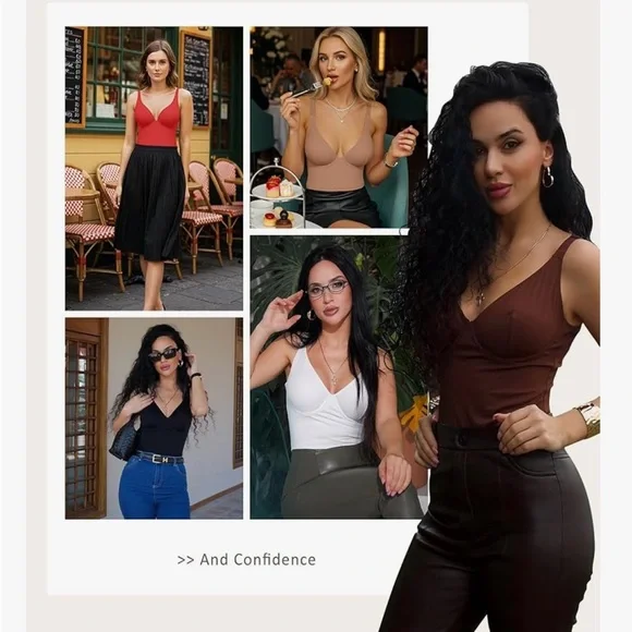 Black Shapewear Bodysuit - Picture 3 of 4